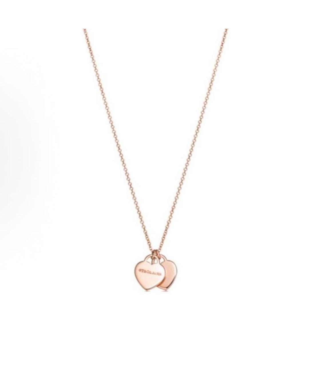 TIFFANY&CO Золотая подвеска из розового золота, фото 2