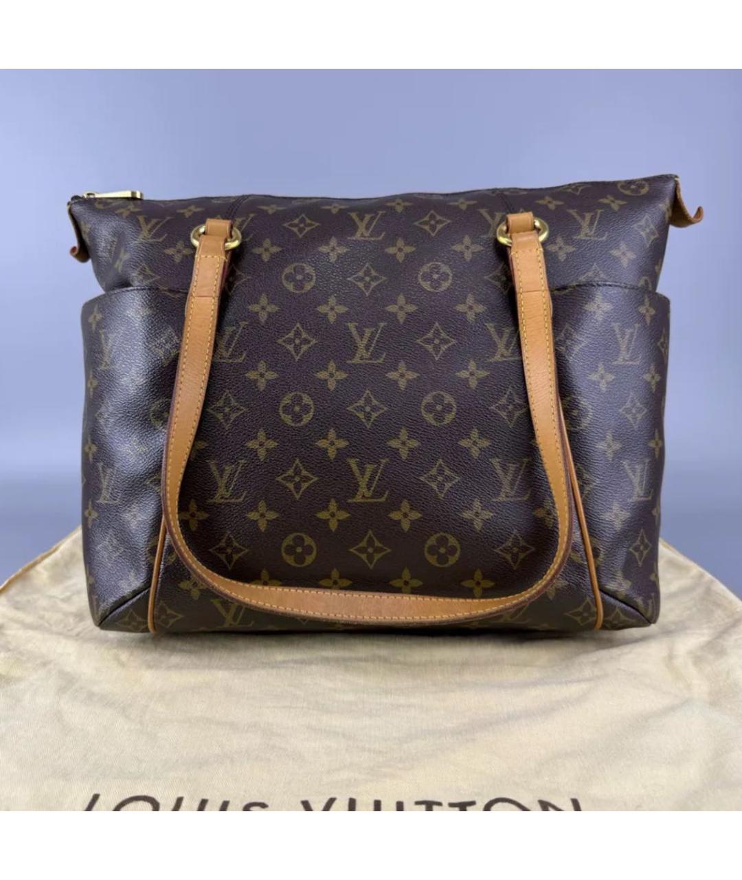 LOUIS VUITTON Коричневая сумка тоут, фото 2
