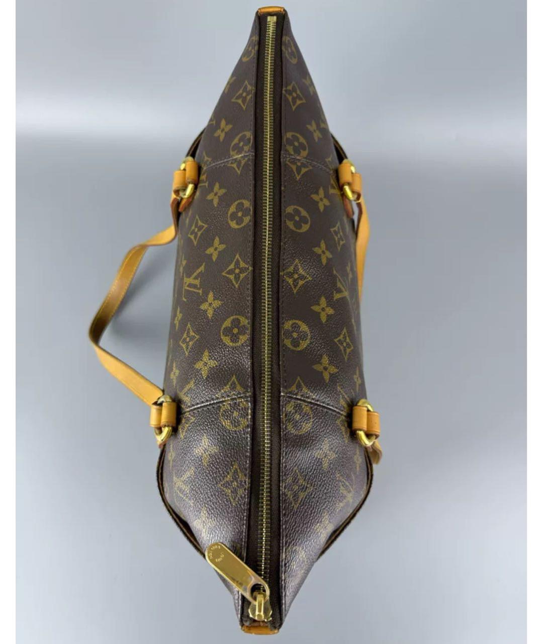 LOUIS VUITTON Коричневая сумка тоут, фото 7