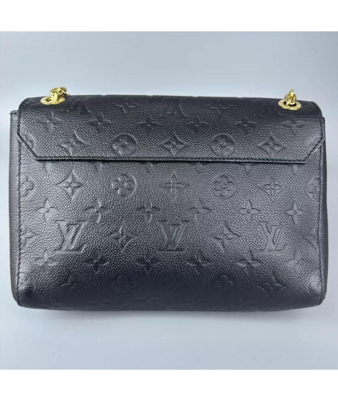 LOUIS VUITTON Черная сумка с короткими ручками, фото 3