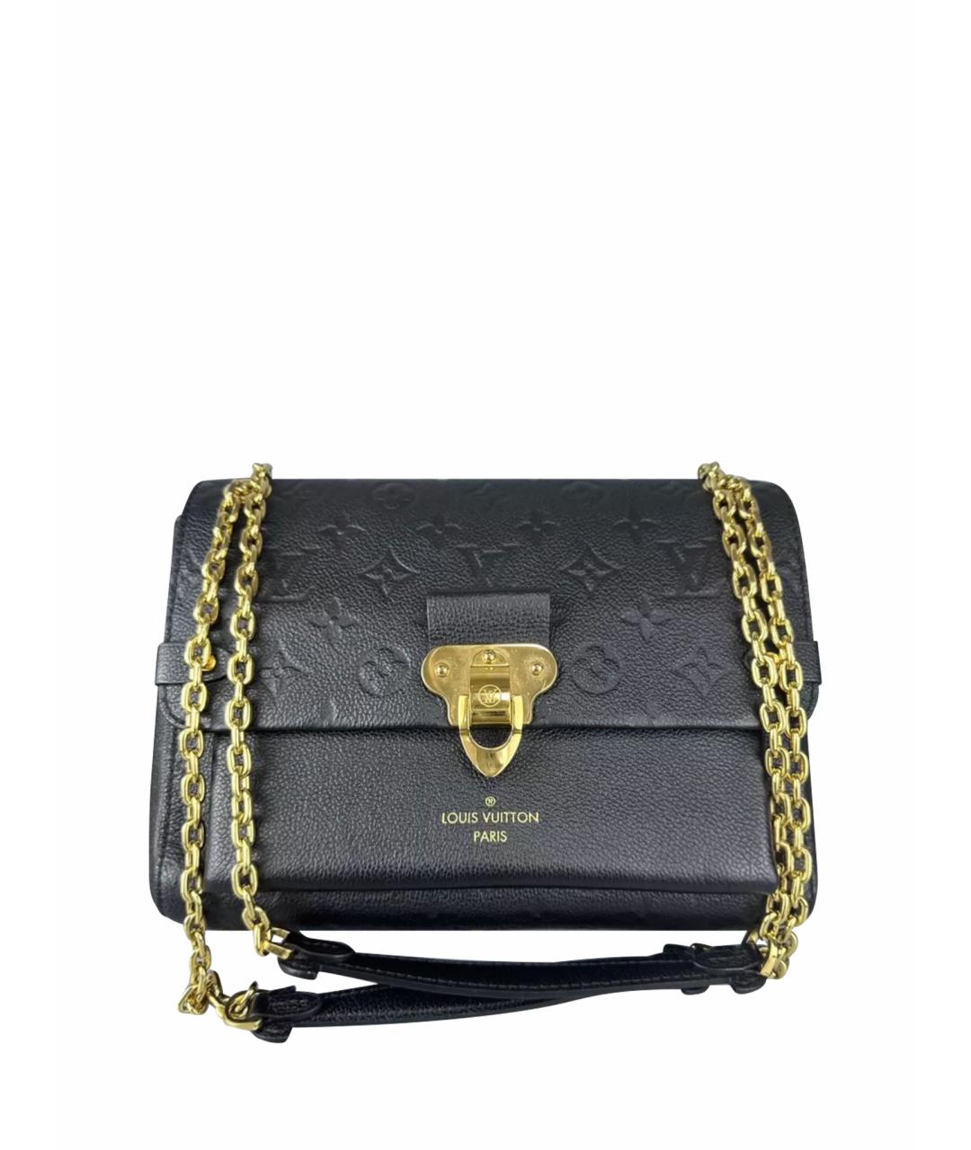 LOUIS VUITTON Черная сумка с короткими ручками, фото 1