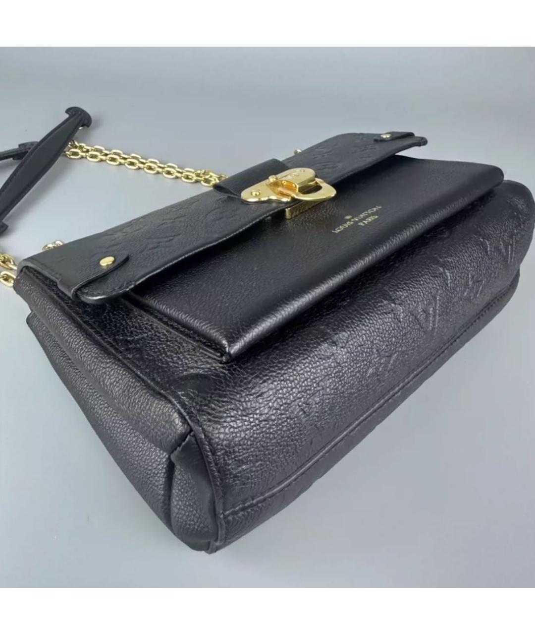LOUIS VUITTON Черная сумка с короткими ручками, фото 6