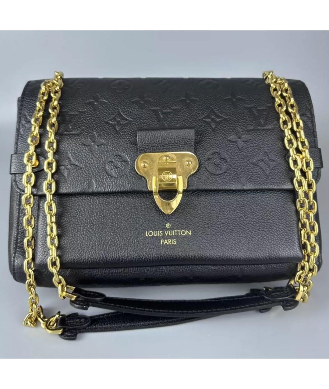 LOUIS VUITTON Черная сумка с короткими ручками, фото 9