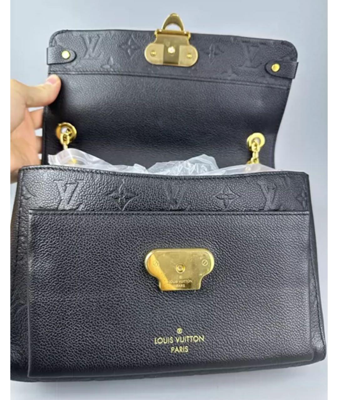 LOUIS VUITTON Черная сумка с короткими ручками, фото 7