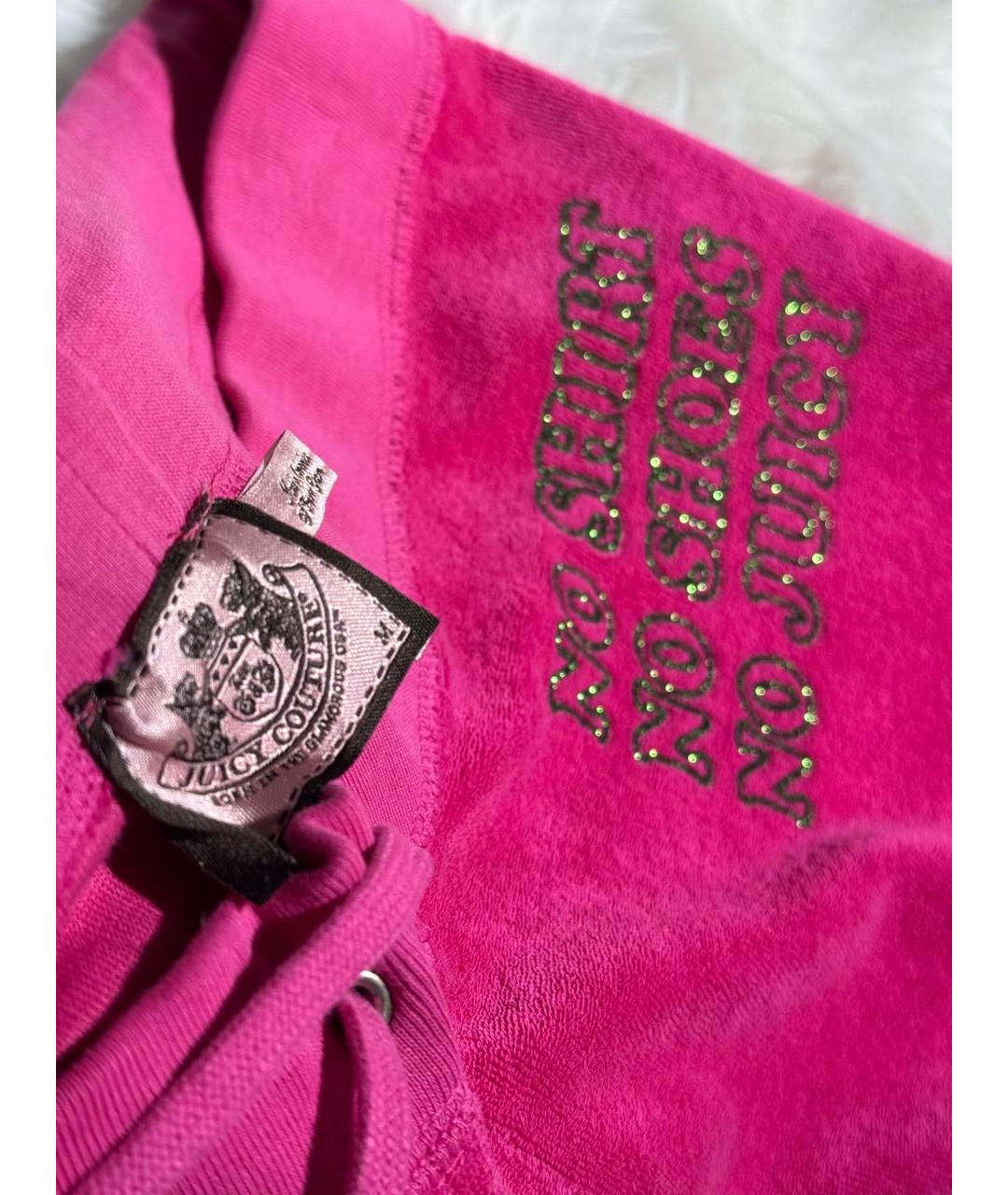 JUICY COUTURE Розовые брюки широкие, фото 5