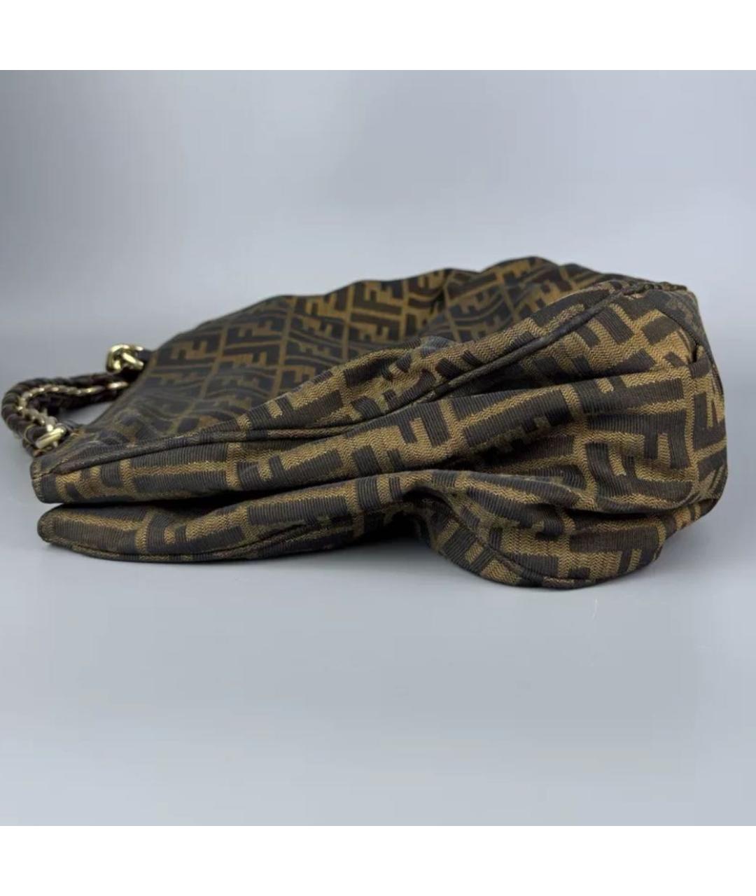 FENDI Коричневая сумка тоут, фото 4
