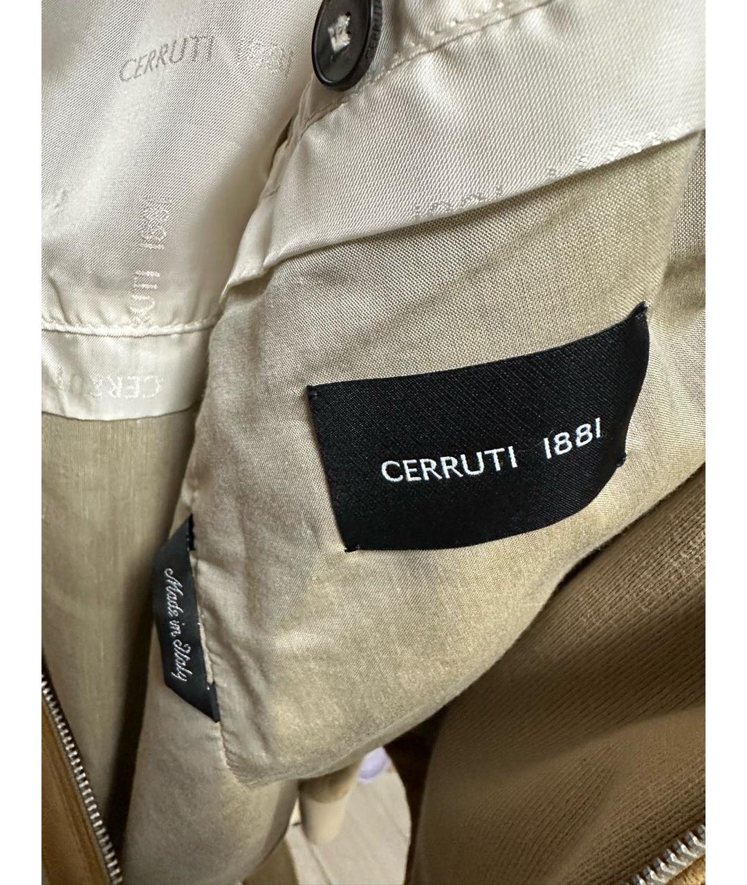 CERRUTI 1881 Бежевая замшевая куртка, фото 4