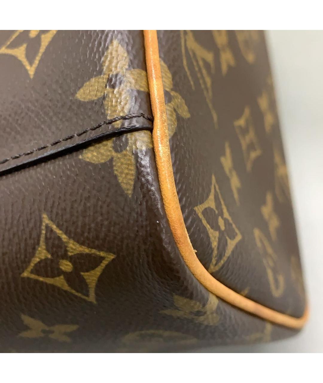 LOUIS VUITTON Коричневая косметичка, фото 7