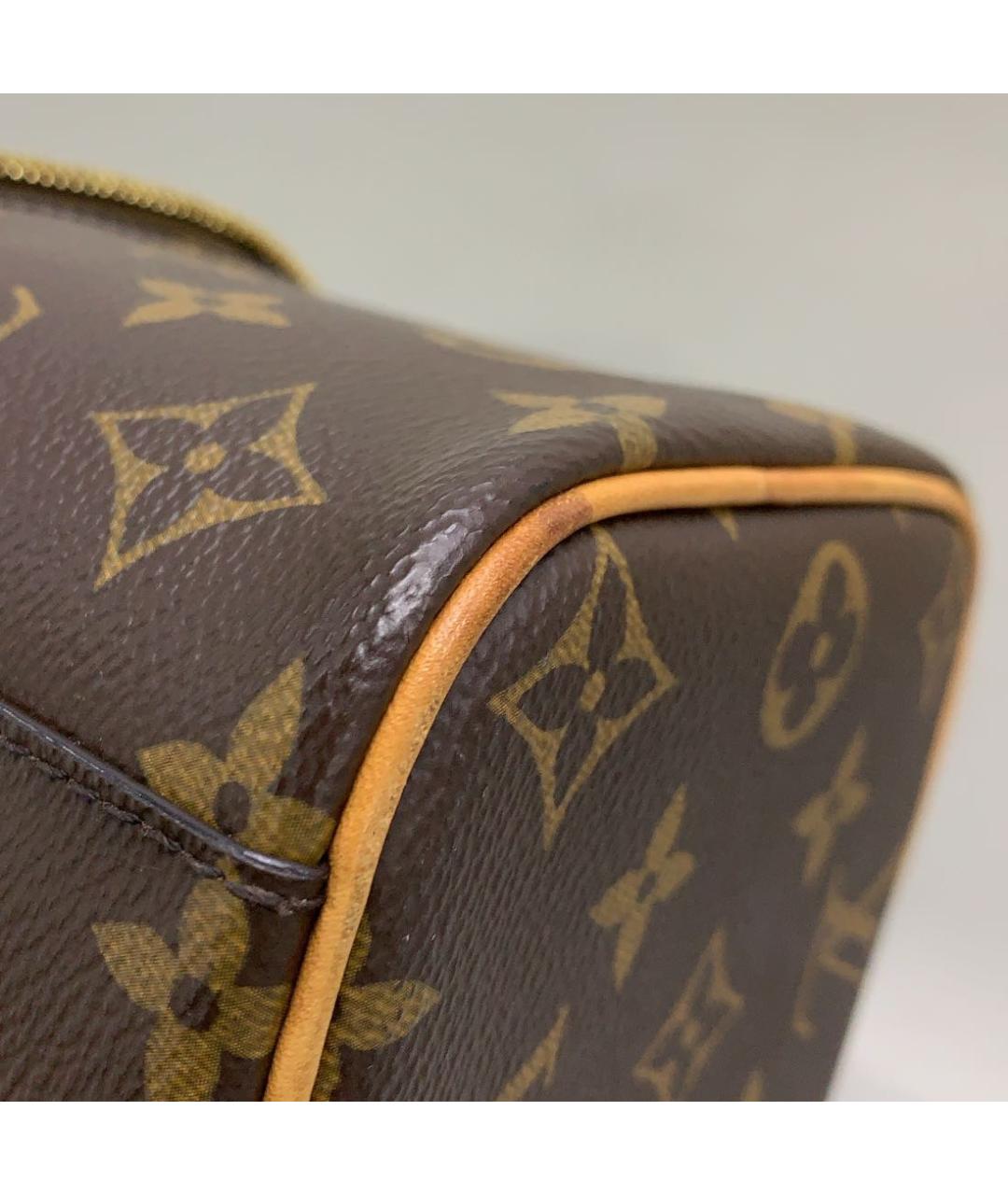 LOUIS VUITTON Коричневая косметичка, фото 6