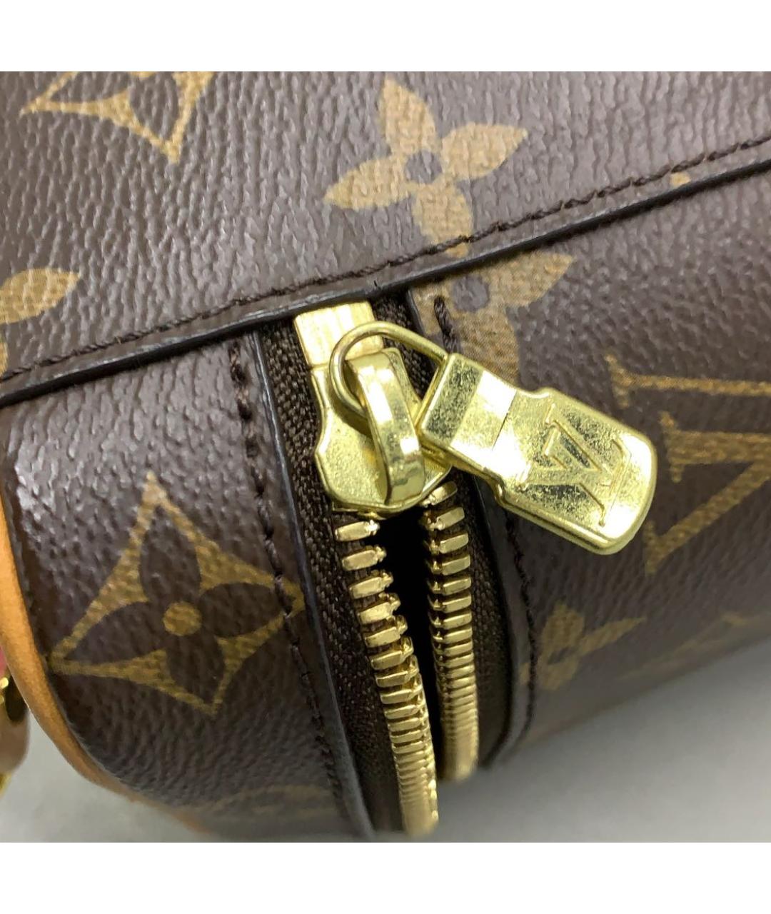 LOUIS VUITTON Коричневая косметичка, фото 8