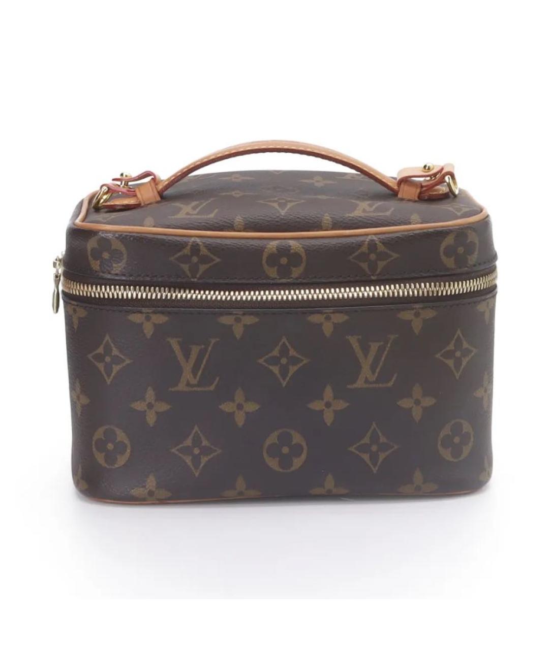 LOUIS VUITTON Коричневая косметичка, фото 9