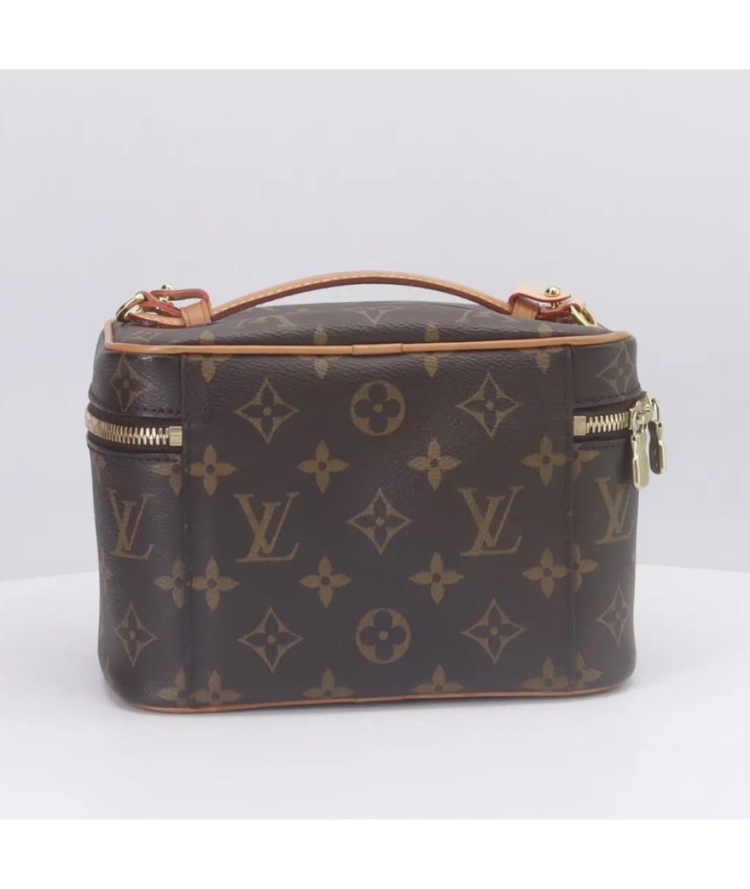 LOUIS VUITTON Коричневая косметичка, фото 2