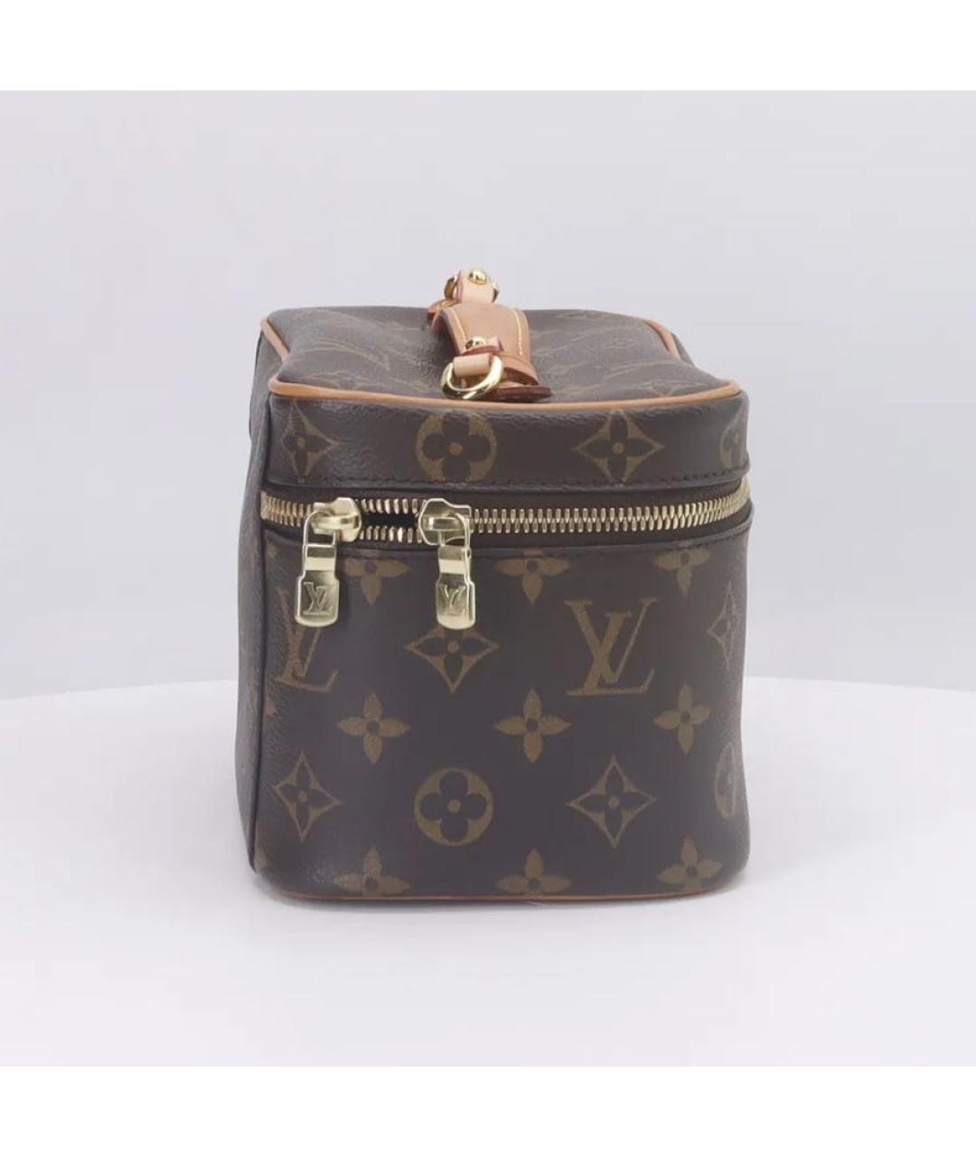 LOUIS VUITTON Коричневая косметичка, фото 3