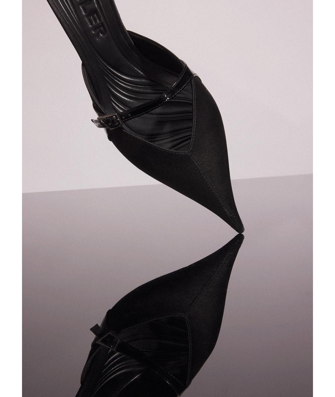 MUGLER Черные мюли, фото 7