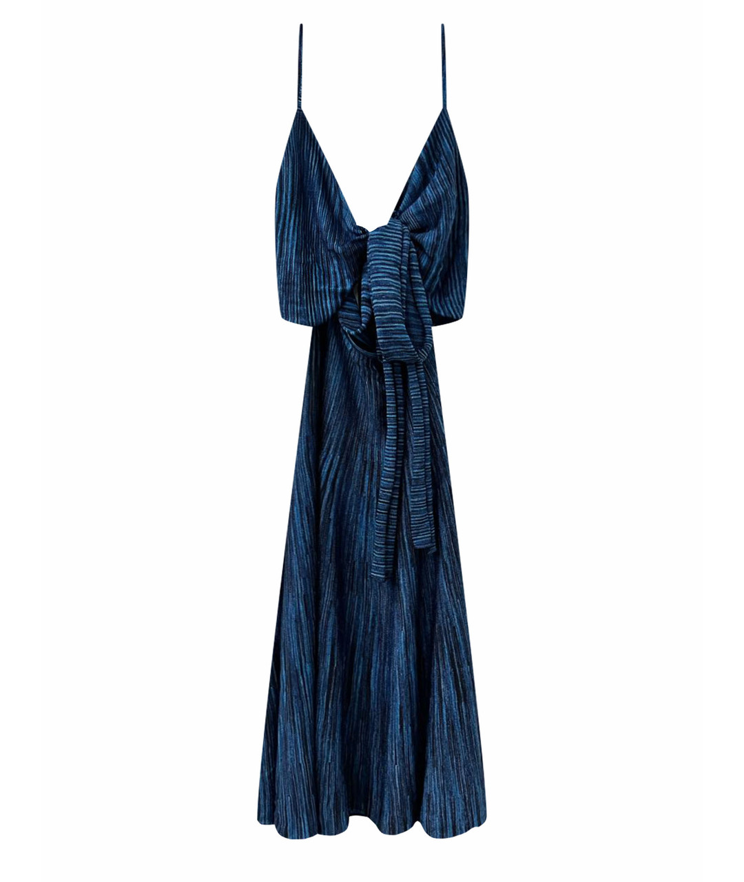JACQUEMUS Синее вискозное повседневное платье, фото 1