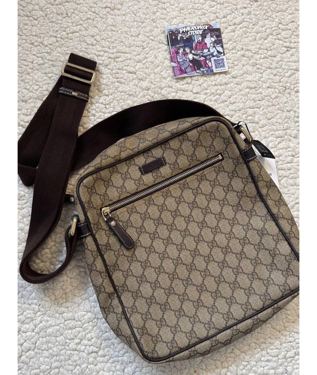 GUCCI Золотая барсетка, фото 2