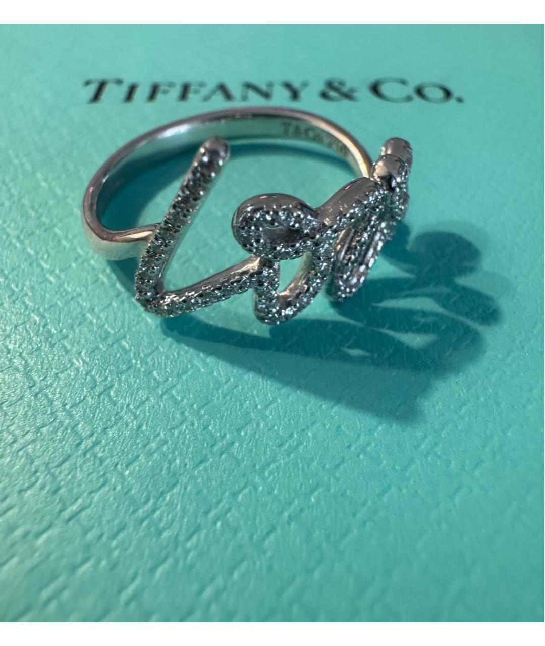 TIFFANY&CO Кольцо из белого золота, фото 4