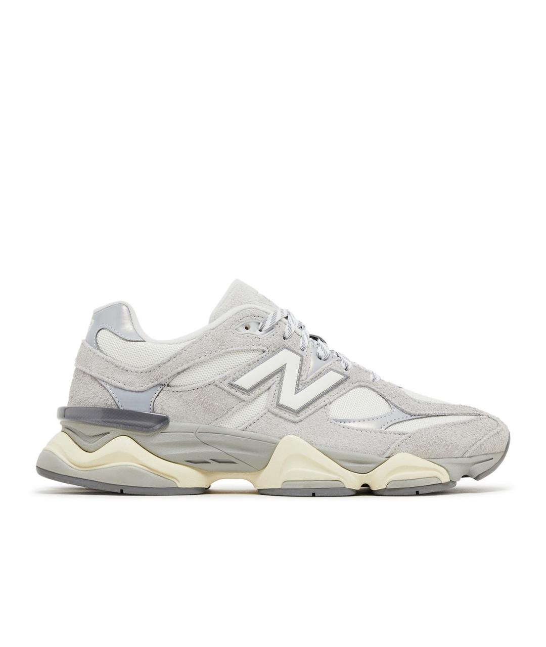 NEW BALANCE Серые замшевые кроссовки, фото 1
