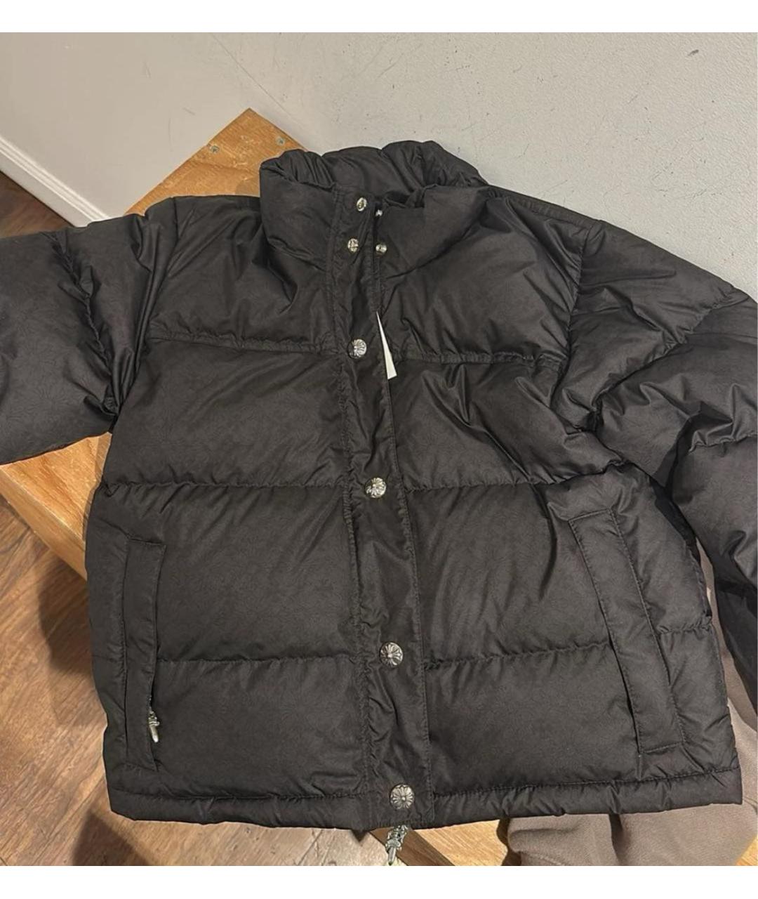 CHROME HEARTS Черный пуховик, фото 6