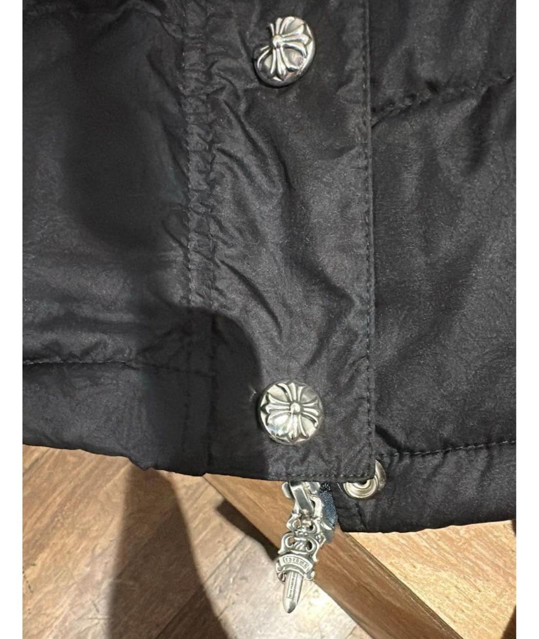 CHROME HEARTS Черный пуховик, фото 3