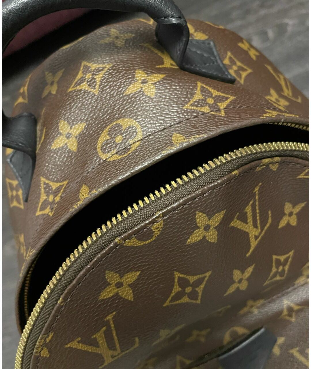 LOUIS VUITTON PRE-OWNED Коричневый кожаный рюкзак, фото 5