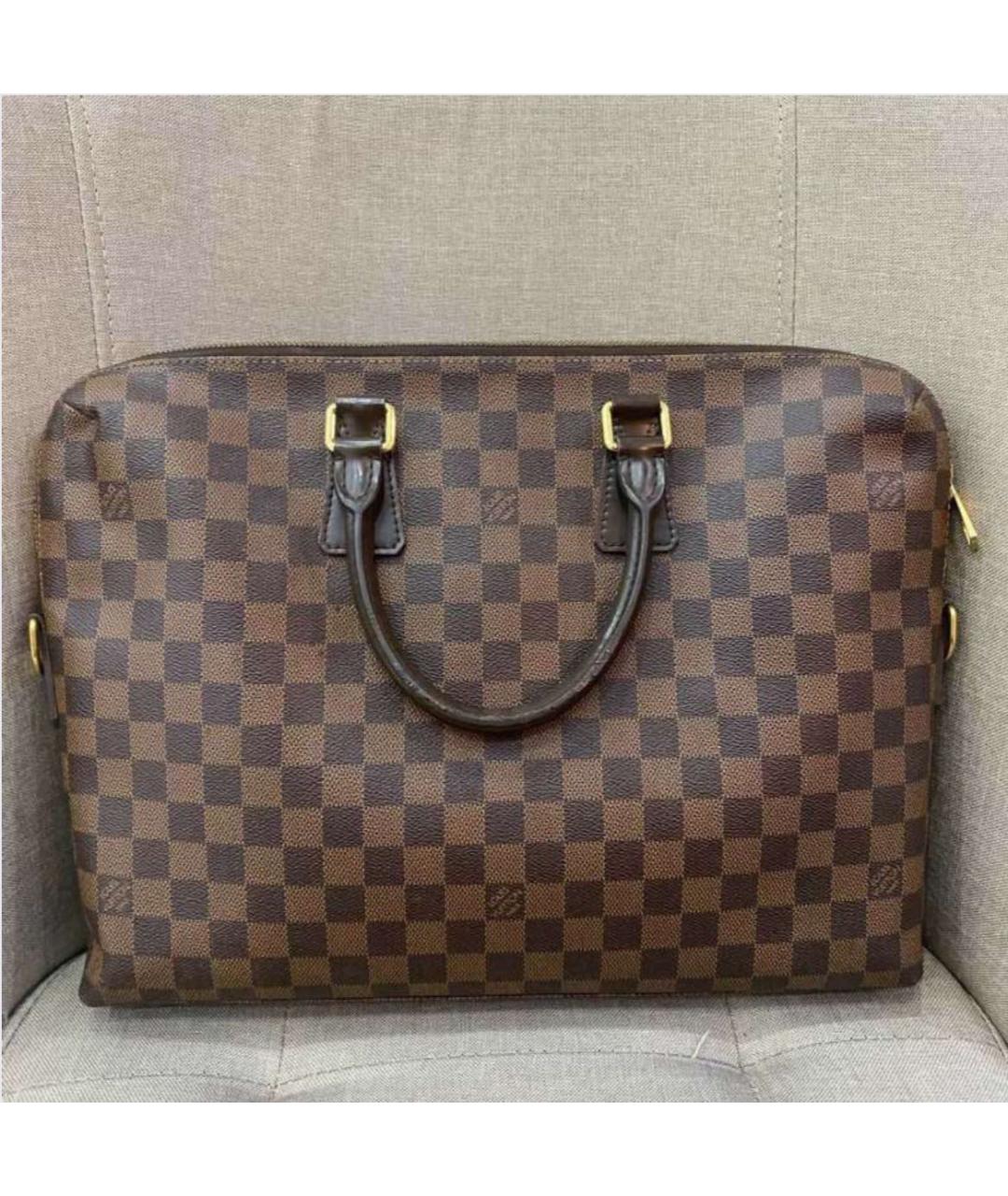 LOUIS VUITTON Коричневый портфель, фото 2