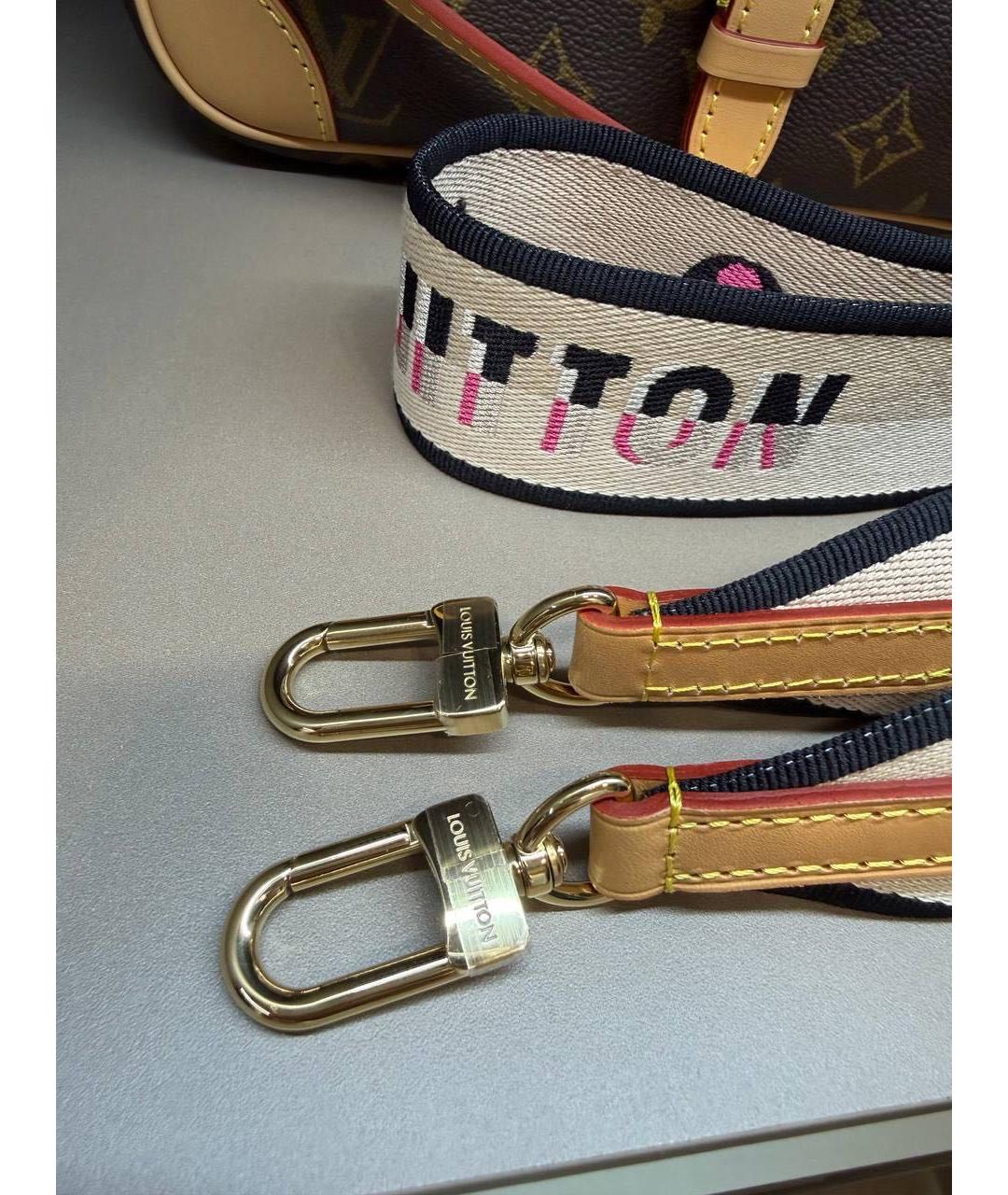 LOUIS VUITTON Коричневая сумка через плечо, фото 7