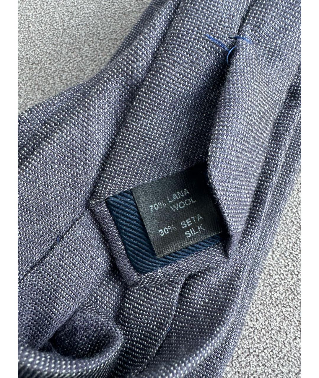 CORNELIANI Фиолетовый шерстяной галстук, фото 3