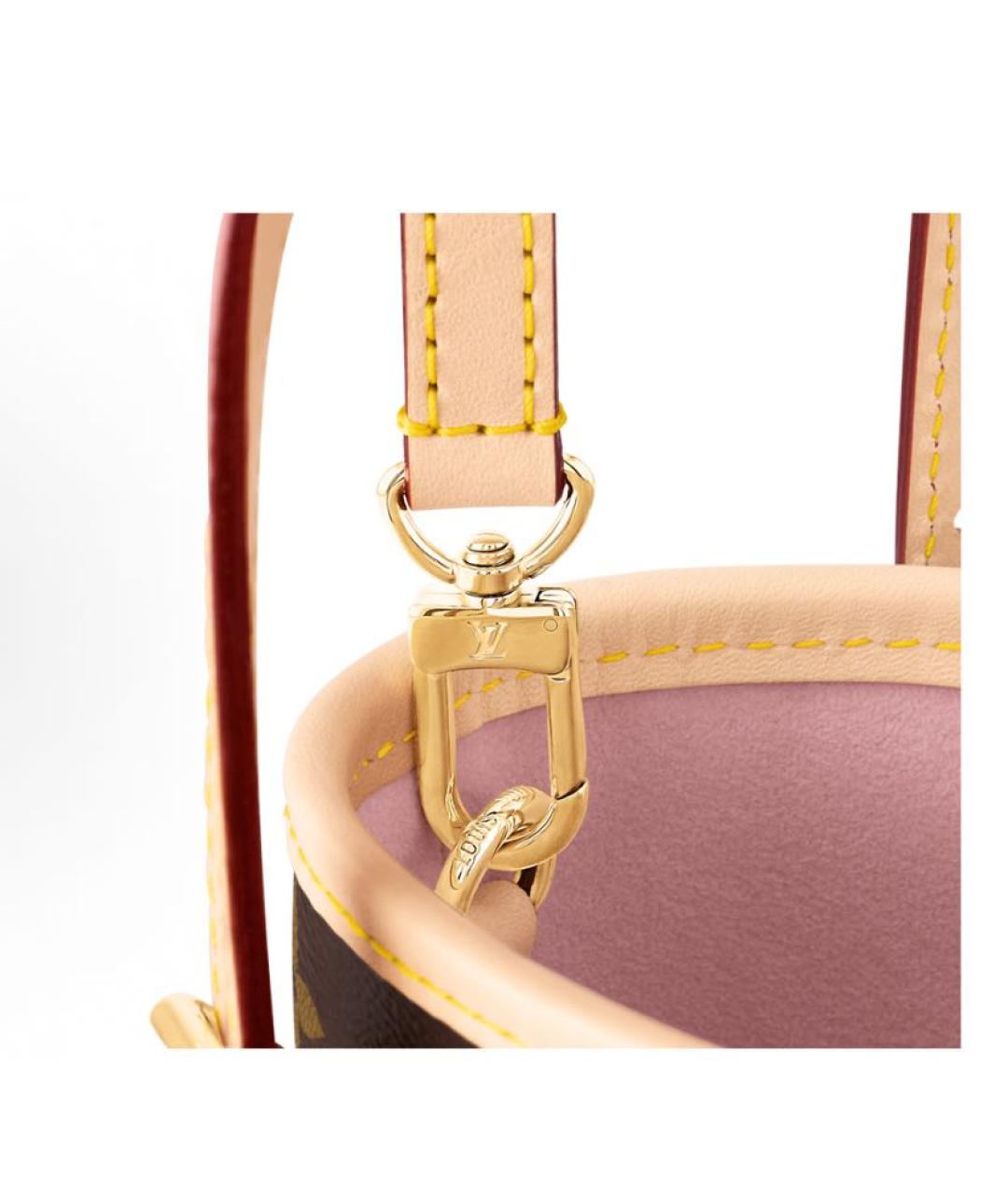 LOUIS VUITTON Коричневая сумка с короткими ручками, фото 6