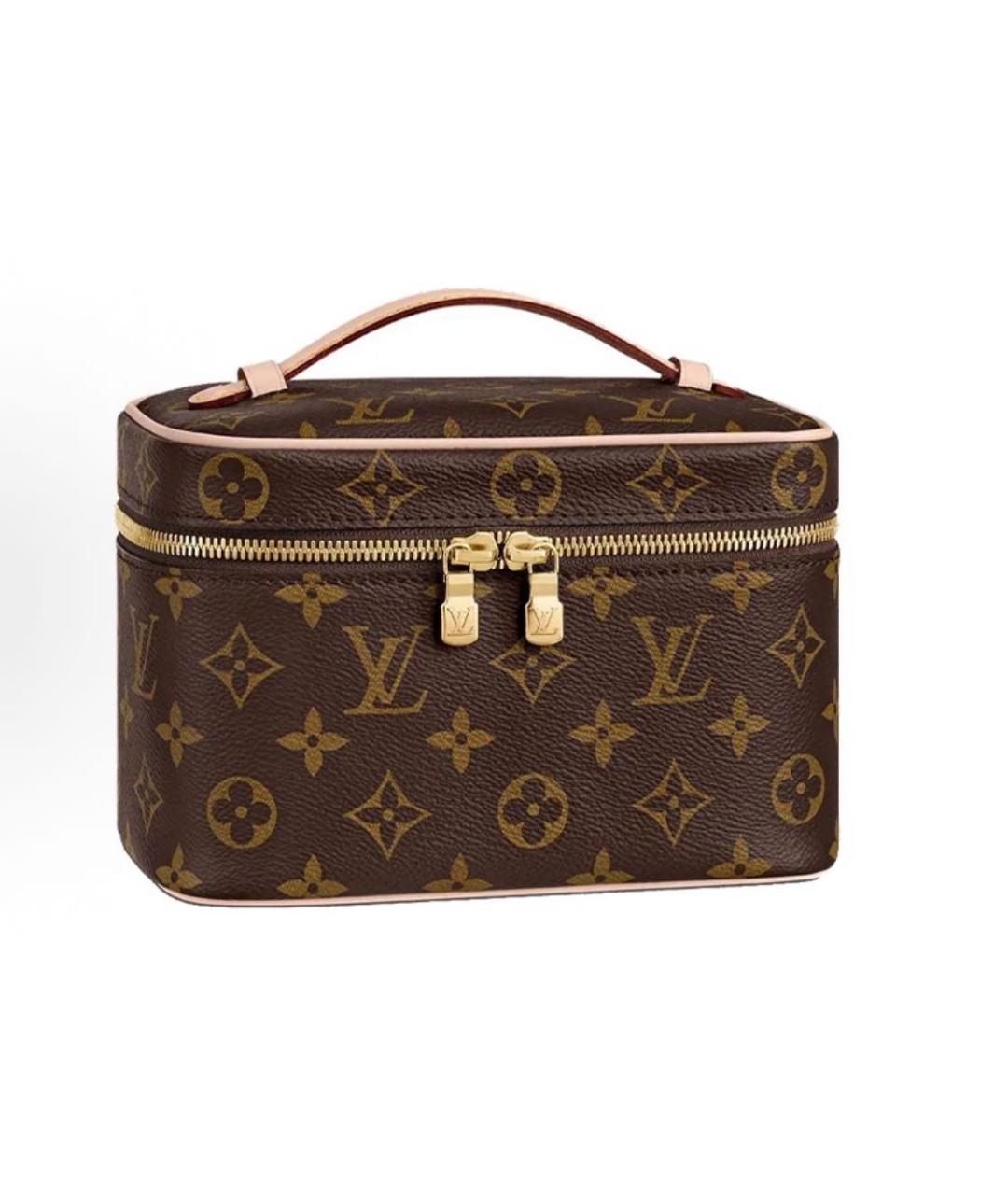 LOUIS VUITTON Коричневая косметичка, фото 1