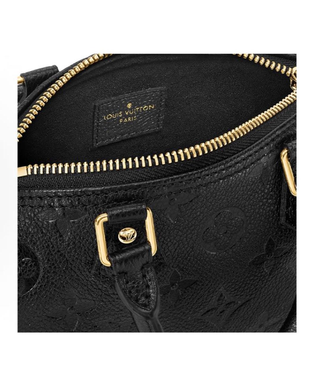 LOUIS VUITTON Черная сумка с короткими ручками, фото 3