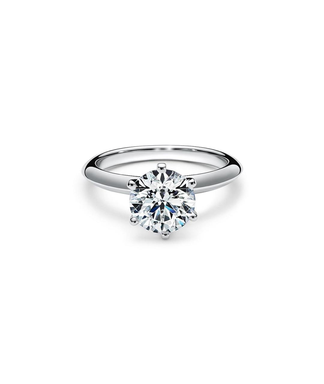 TIFFANY&CO Серебряное платиновое кольцо, фото 1