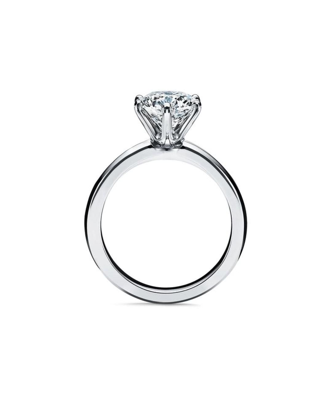 TIFFANY&CO Серебряное платиновое кольцо, фото 2
