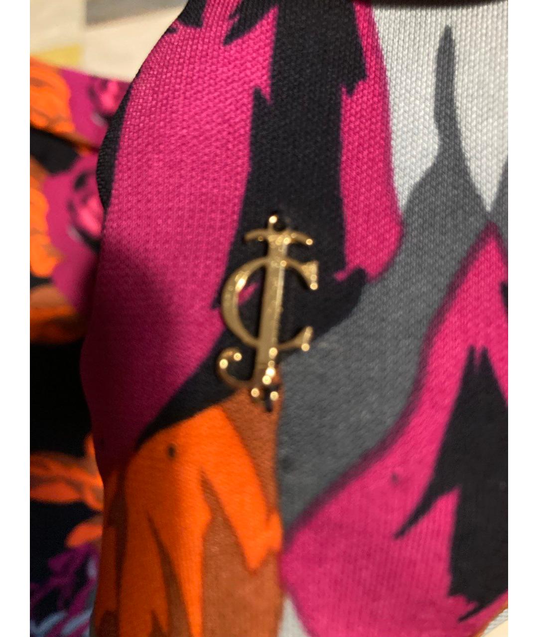 JUICY COUTURE Мульти вискозное коктейльное платье, фото 4
