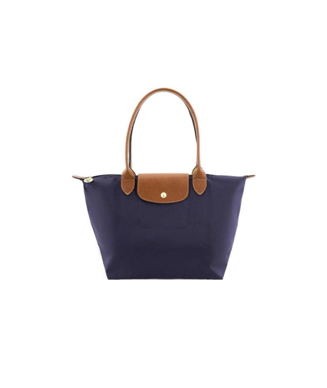 LONGCHAMP Темно-синяя сумка тоут, фото 1
