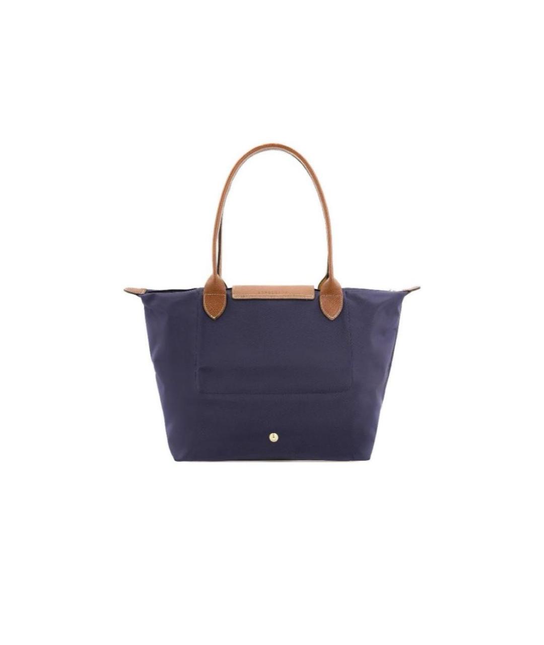 LONGCHAMP Темно-синяя сумка тоут, фото 2