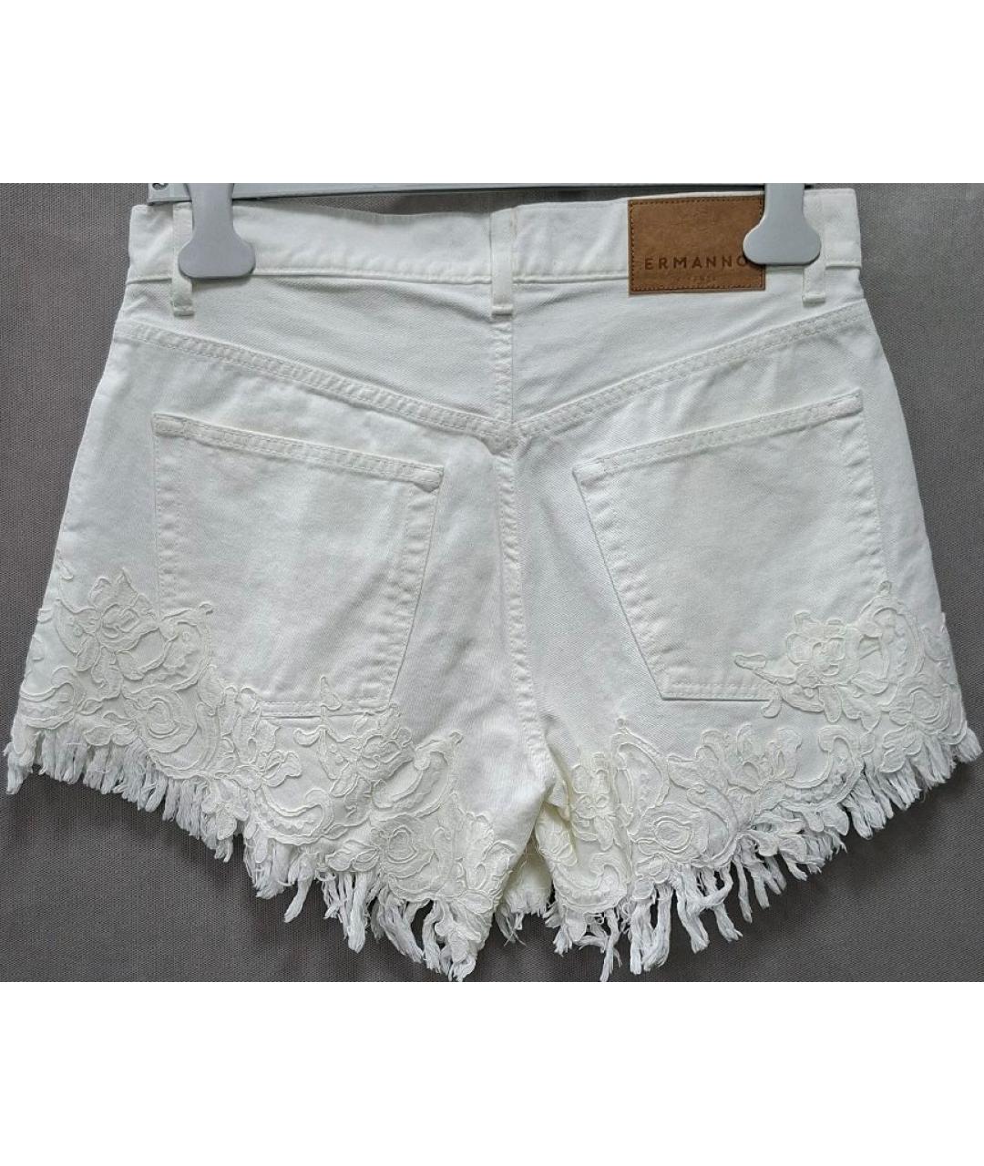 ERMANNO SCERVINO Белый хлопковый костюм с брюками, фото 3