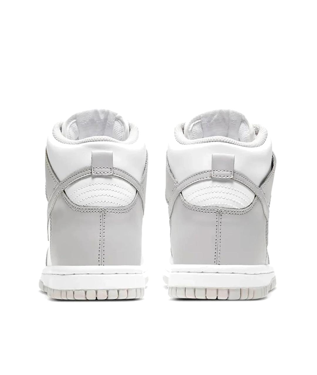 NIKE Серые кожаные кроссовки, фото 4