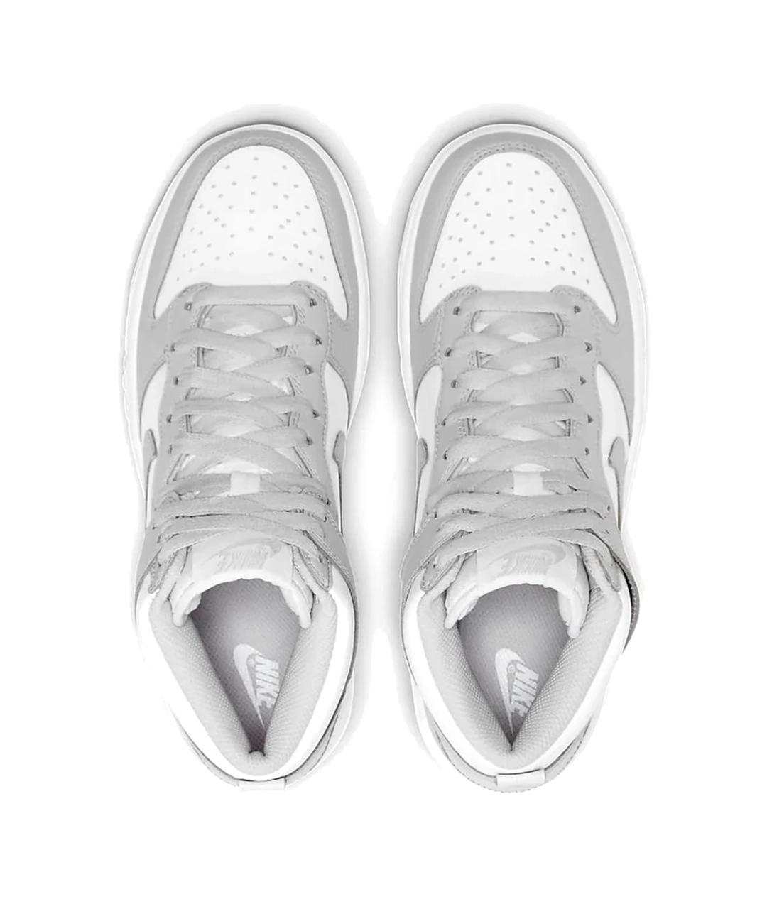 NIKE Серые кожаные кроссовки, фото 3