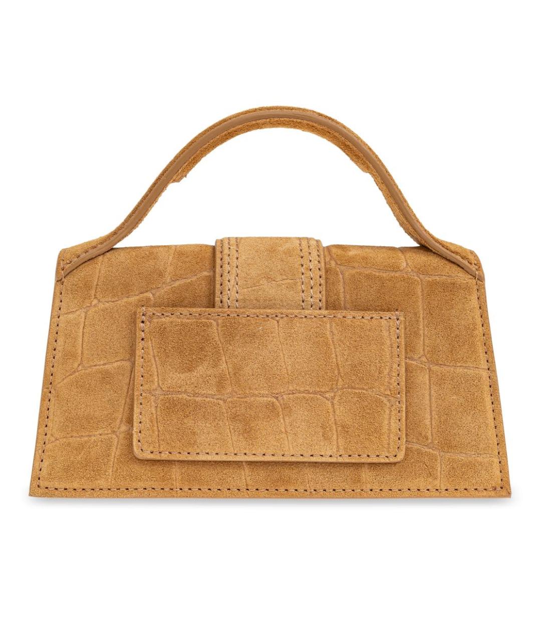 JACQUEMUS Коричневая сумка с короткими ручками, фото 3