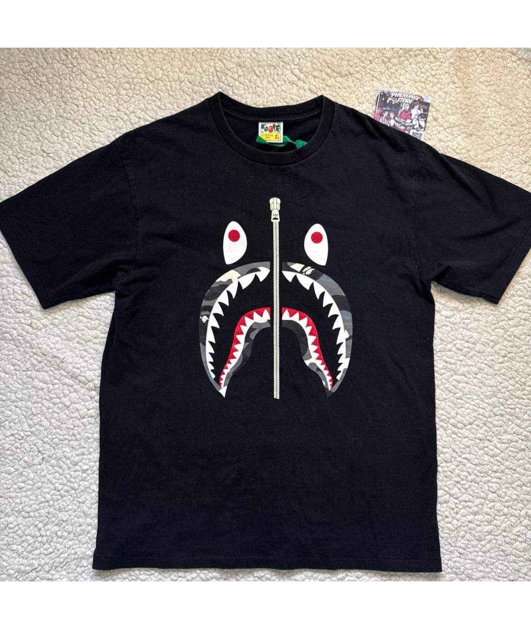 BAPE Черная футболка, фото 3