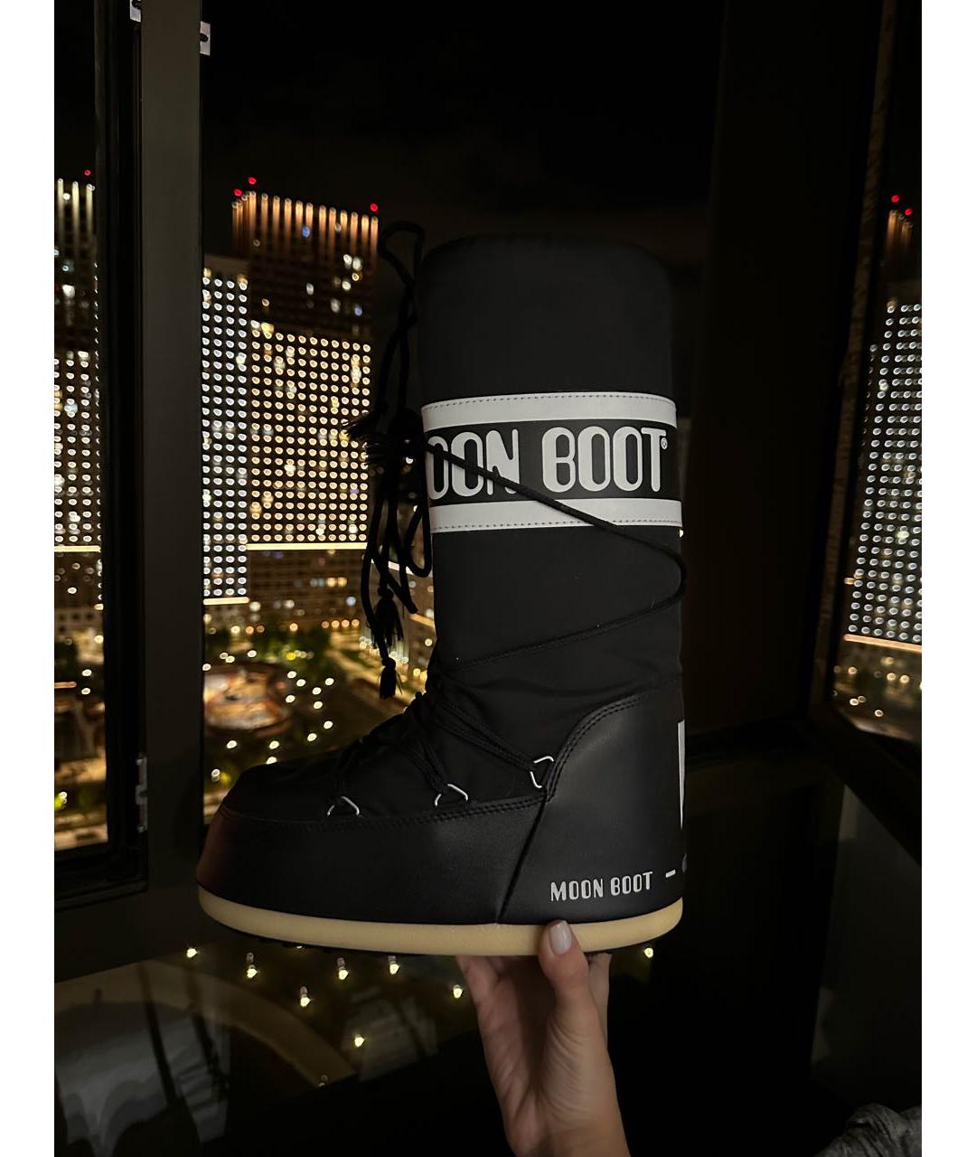 MOON BOOT Черные ботинки, фото 2