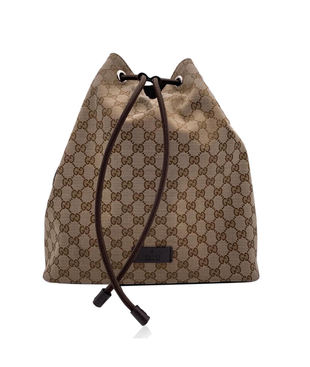GUCCI Коричневый рюкзак, фото 1