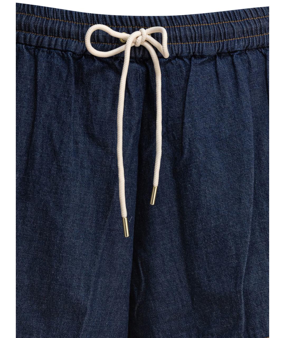 ZIMMERMANN Синие хлопковые шорты, фото 3