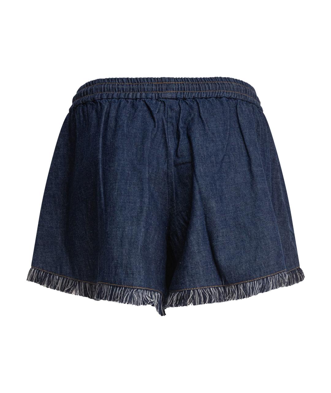 ZIMMERMANN Синие хлопковые шорты, фото 2
