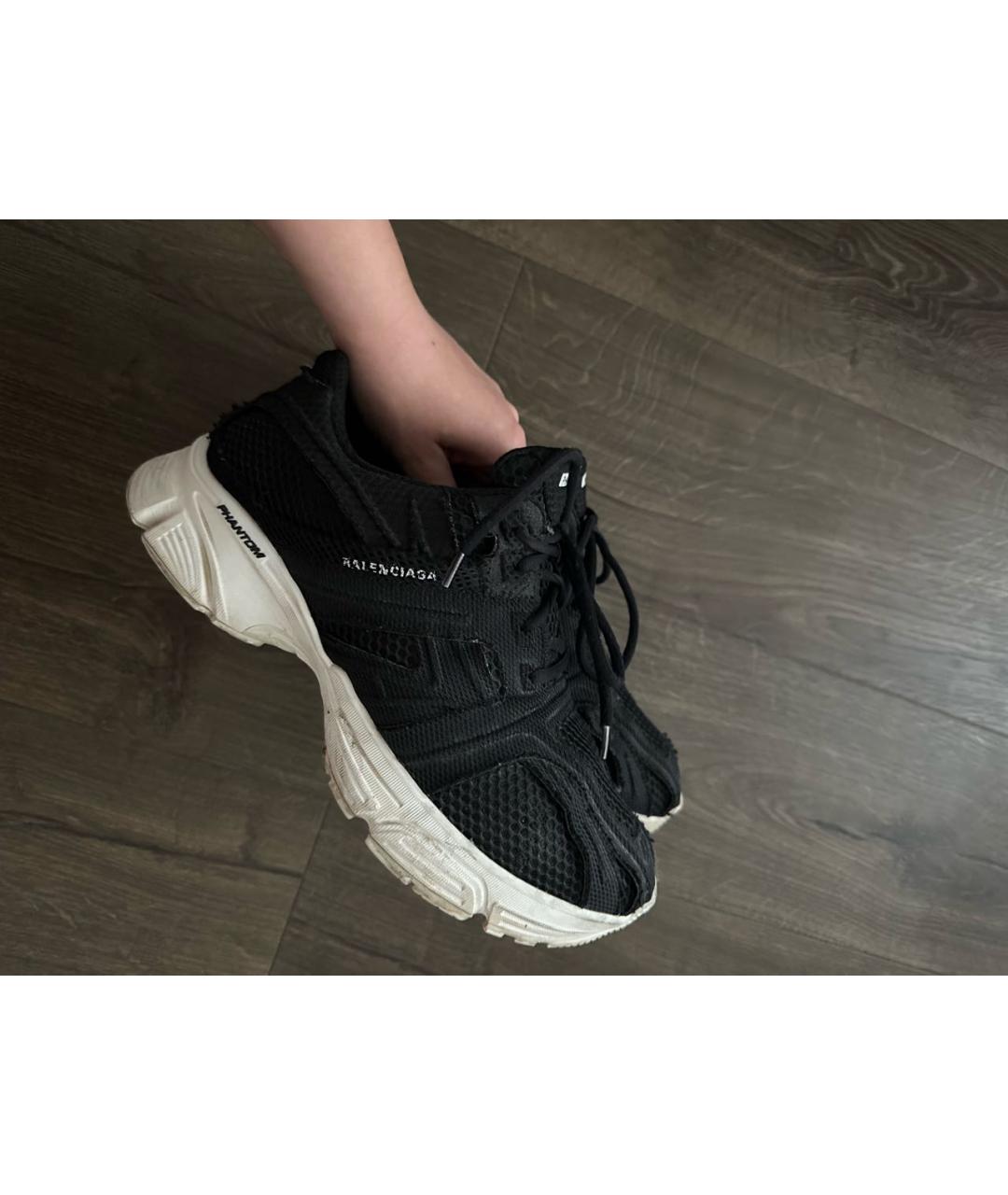 BALENCIAGA Черные низкие кроссовки / кеды, фото 7