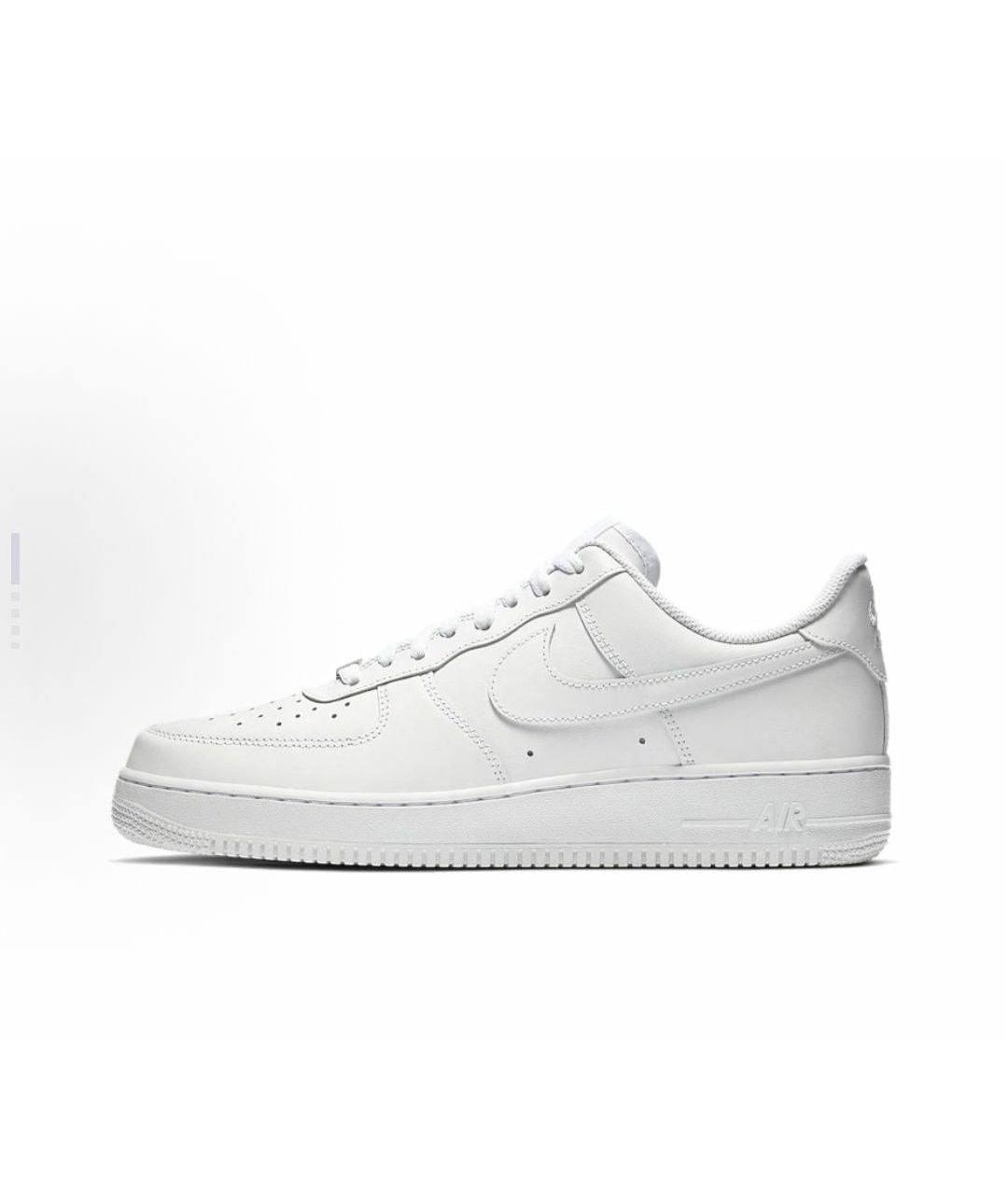 NIKE Белые кожаные кроссовки, фото 7