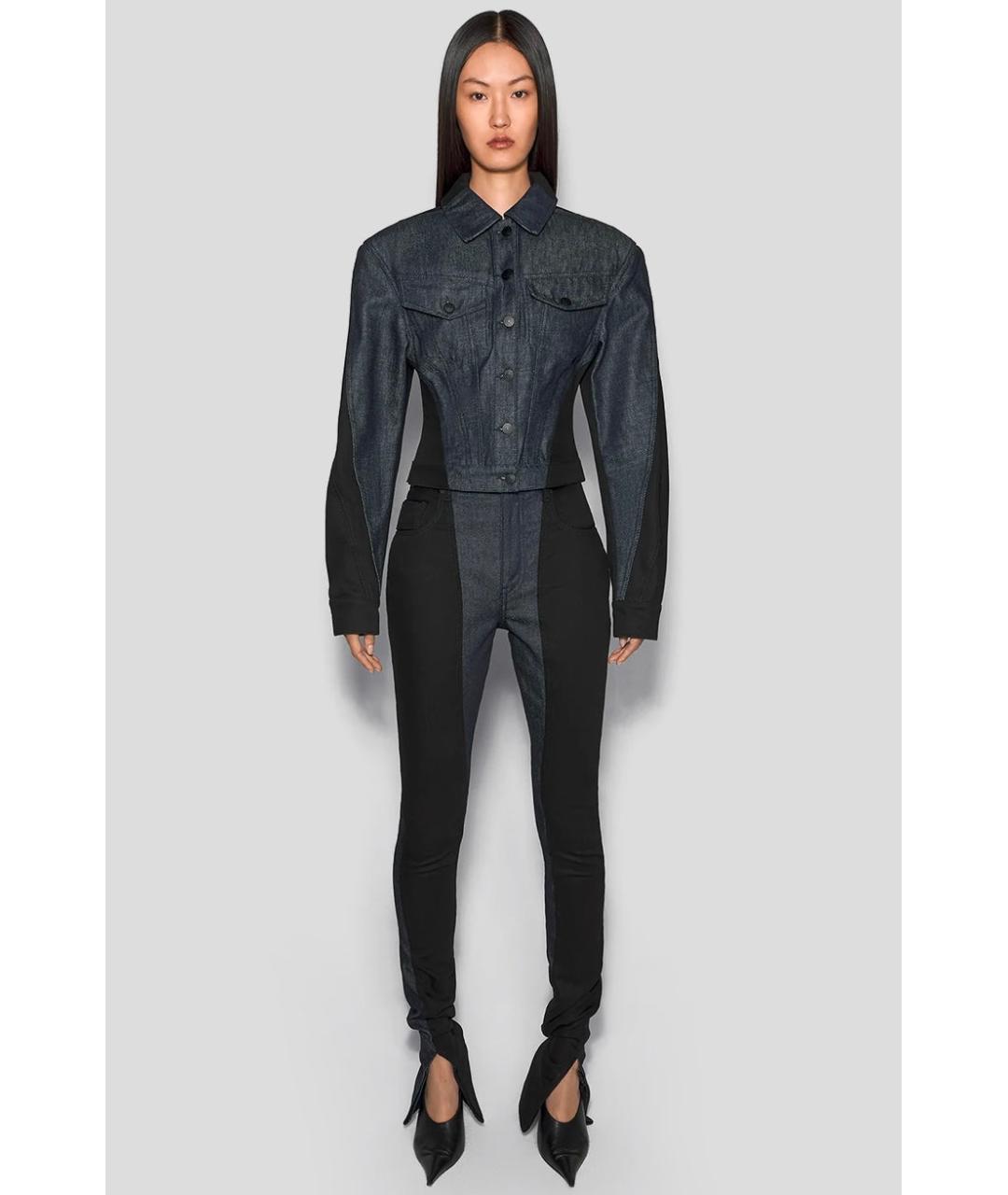 MUGLER Антрацитовая куртка, фото 4