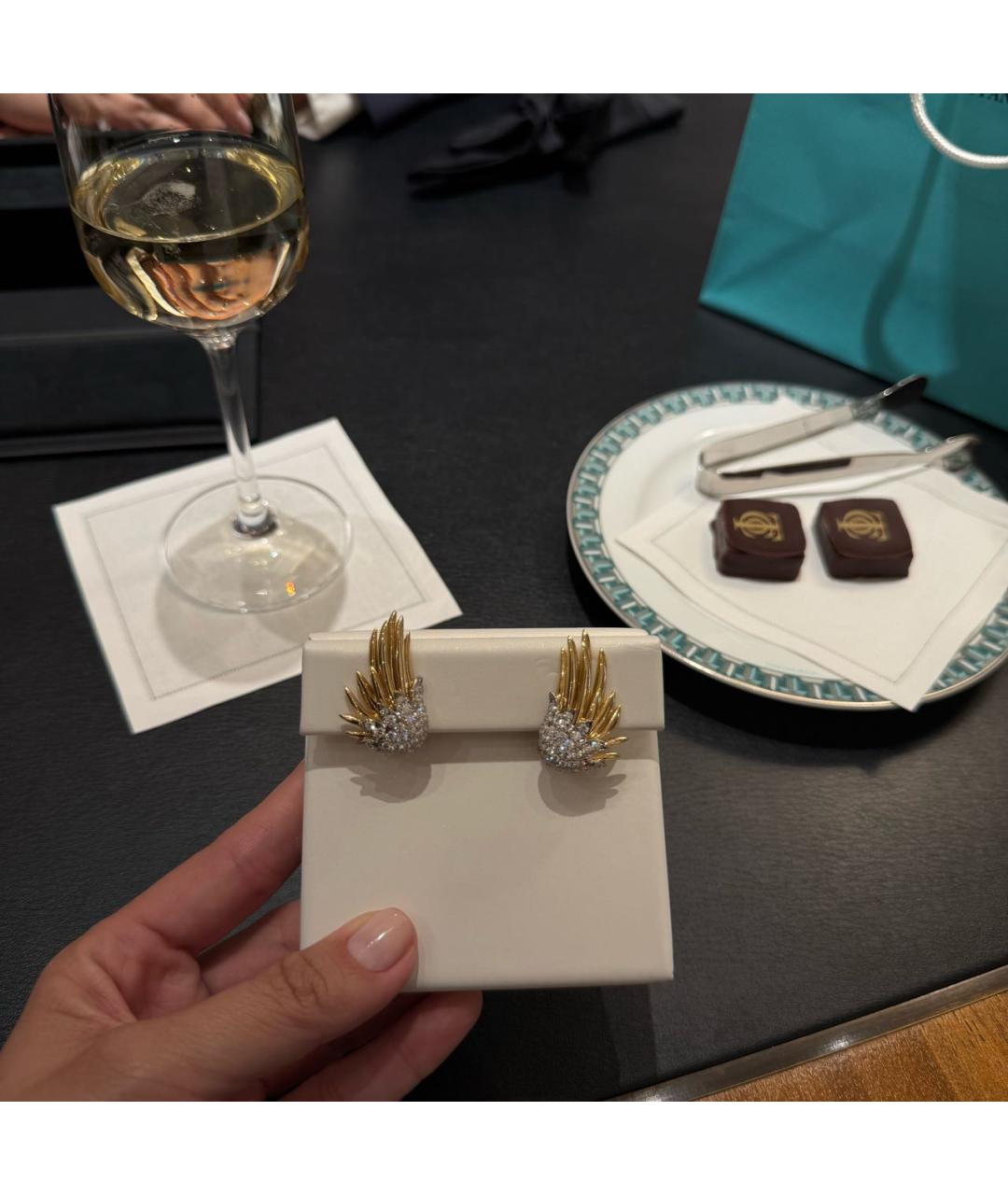 TIFFANY&CO Золотые серьги из желтого золота, фото 3
