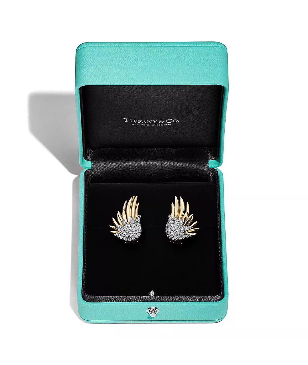 TIFFANY&CO Золотые серьги из желтого золота, фото 2